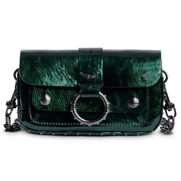 LIMITED EDITION Zadig x Kate Patent Leather Chain Wallet - Picture 1 of 4